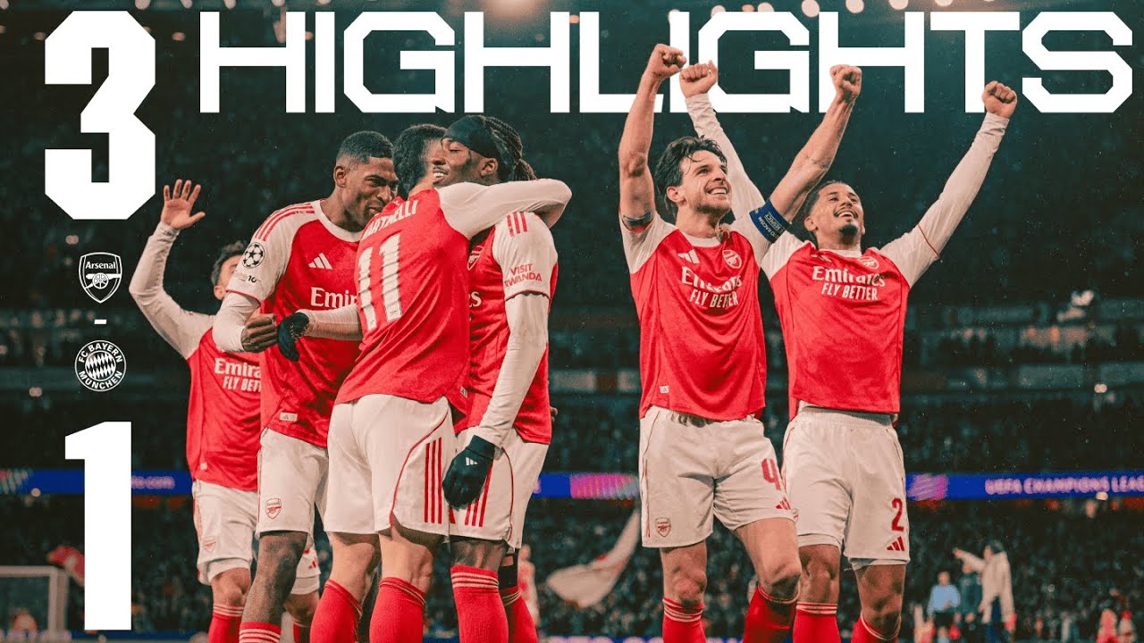 Arsenal FC 3 - 1 FC Bayern München highlights