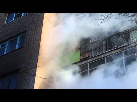 Подробности пожара на улице Блинова в Курске