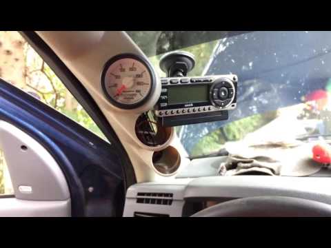 Auto meter boost gauge install on Dodge Cummins.