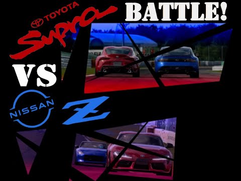 2023 Nissan Z vs Supra GT7