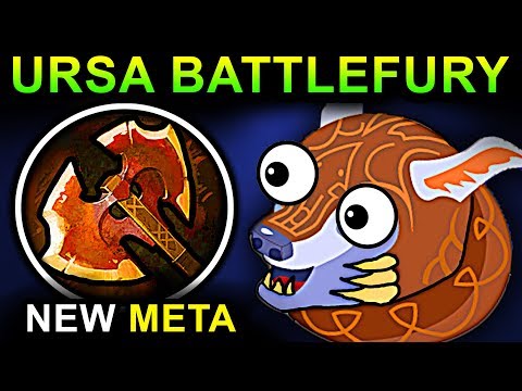 BATTLEFURY URSA DOTA 2 PATCH 7.06 NEW META PRO GAMEPLAY