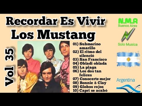 ÉXITOS DE LOS MUSTANG =  RECORDAR ES VIVIR  "VOL 35" = Musica N.M.R Buenos Aires 🇦🇷