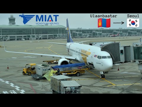 Unknown airline, GREAT service! | Trip Report | MIAT Mongolian B737-800 | Ulaanbaatar - Seoul ICN