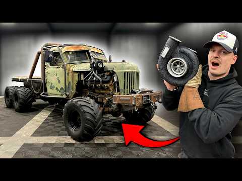 ASENNETAAN TWIN-TURBO NEUVOSTOLIITON 6X6 MAASTOKUORMA-AUTOON!!?