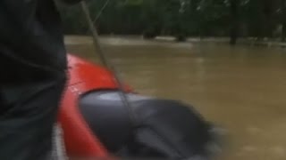 Raw: Woman, Dog Rescued From Sinking Car in La.