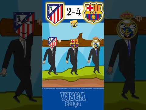 ⚽️😹 Highlights of Atletico madrid vs Barcelona 2-4 || alvarez, yamal