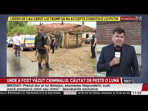 Criminalul Emil Gânj ar fi fost văzut în curtea unei gospodării din Mureș