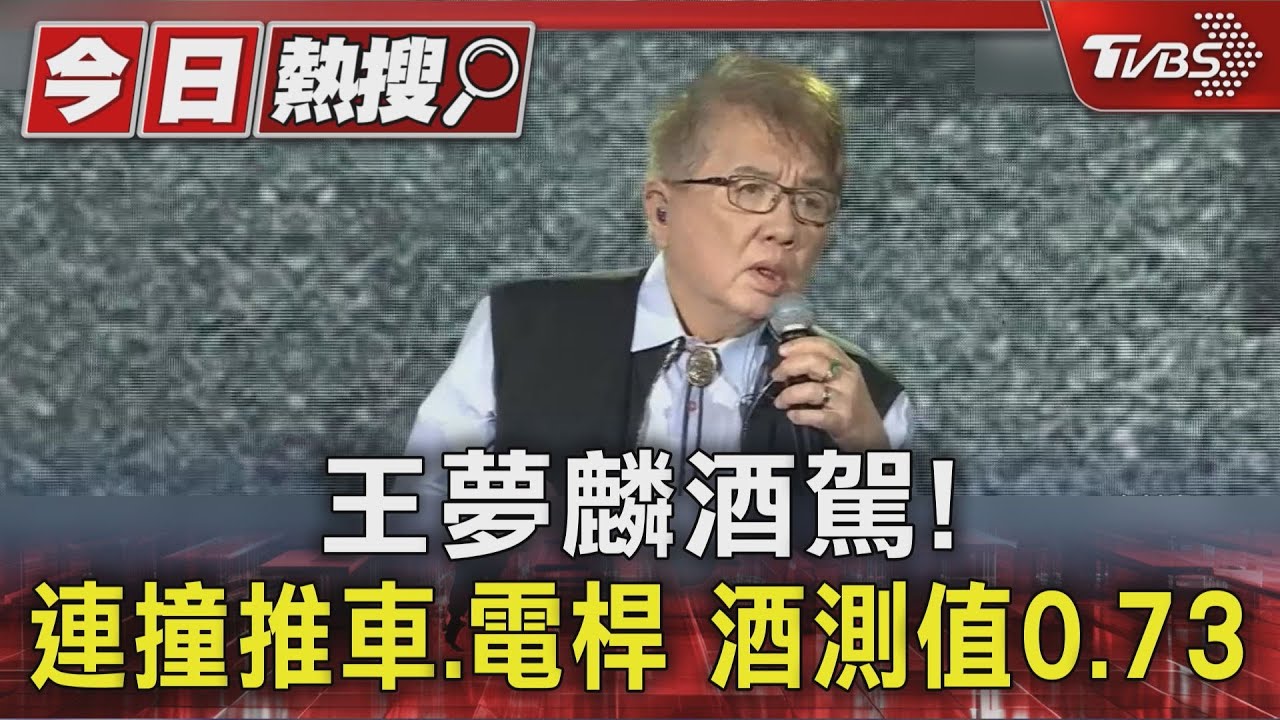 王夢麟內湖酒駕！撞毀推車.電線桿　酒測值高達0.73