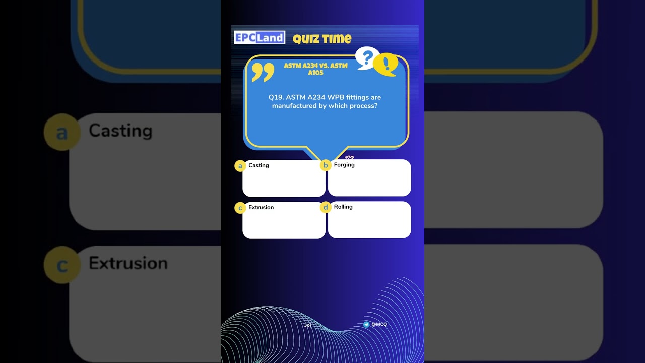 ASTM A234 vs. ASTM A105: Understanding the Key Differences | Alloy Fittings vs. Forged Carbon Steel