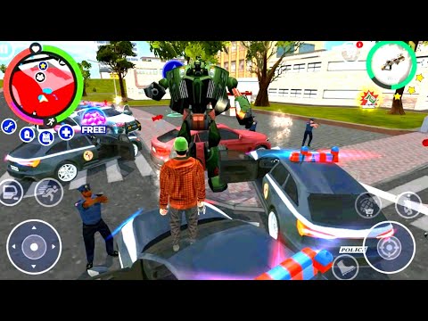 Airplane Bike and Car Driving in Open City Real Gangstar Crime Simulator Android Gameplay