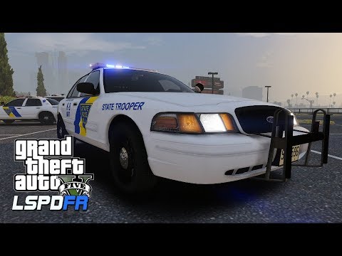 GTA 5 - LSPDFR 0.4.4 - New Jersey State Police Partner Patrol
