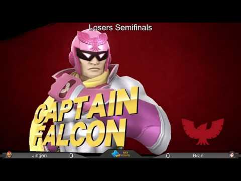 Smash 4 @ UCI #29 - Jingen [Captain Falcon] vs Bran [Bayonetta]