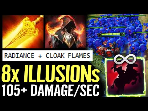 🔥 Chaos Knight CANCER CARRY IS BACK — Radiance + Cloak of Flames +105 DPS 8x ILLusions Dota 2 Pro
