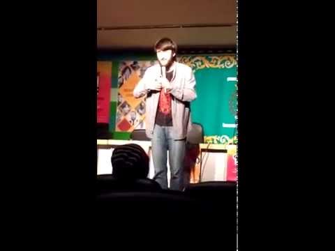 Alejandro Thompson: "Empieza con nervios y un abucheo..." - II concurso de monólogos de la UAM