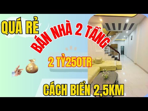 Bán Nhà 2 Tầng Gần Biển Nha Trang ,2 Phòng Ngủ, 2 WC ,Vị Trí Vàng, Giá Tốt