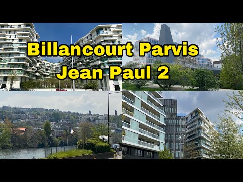 Vlogs #walking in Paris🇫🇷 Face à l'île Seguin, quartier du Trapèze سافر بدون   تأشيرة جولة رئعة