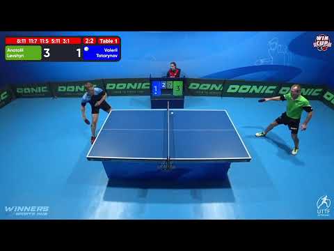 01:00 Anatolii Levshyn 2 - 3 Valerii Tatarynov West 5 WIN CUP 11.10.2022 | TABLE TENNIS WINCUP