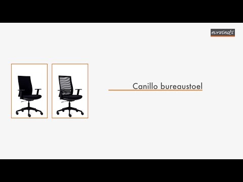 Een Bureaustoel Euroseats Canillo 002 zwart koop je bij All Office Kuipers BV