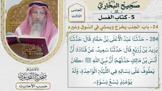 [284] حديث: أن النبي كان يطوف على نسائه في الليلة الواحدة [باب الجنب يخرج ويمشى في السوق وغيره]