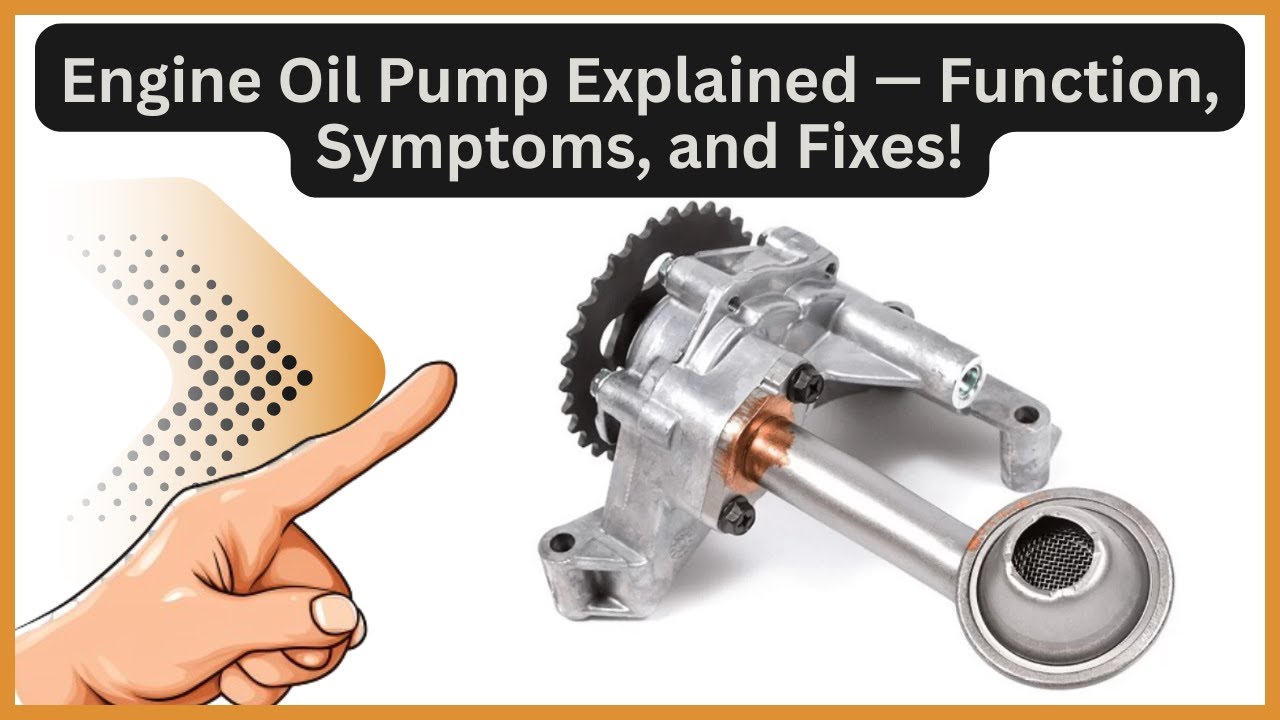 Engine Oil Pump Explained - Function, Symptoms, and Fixes!