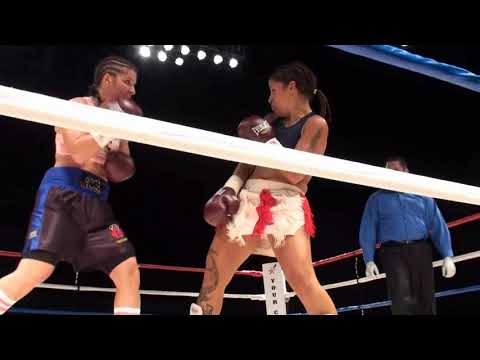Melissa Hernandez vs. Lindsay Garbatt fighting for a WBAN P4P World Title belt -10/16/2010