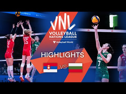 🇷🇸 SRB vs. 🇧🇬 BUL - Highlights Week 1 | Women's VNL 2022