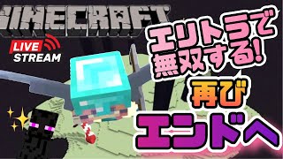 【マインクラフト】全ロスしたので再びエンドへ！エリトラで無双する！