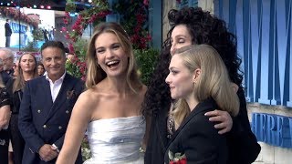 MAMMA MIA! 2 Here We Go Again WORLD PREMIERE - Meryl Streep, Cher, Lily James, Amanda Seyfried