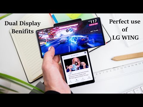 How to use LG WING display | Benefits of Dual Display