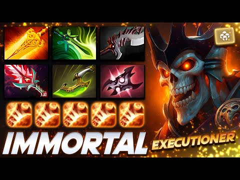Wraith King Immortal Executioner Skeleton - Dota 2 Pro Gameplay [Watch & Learn]