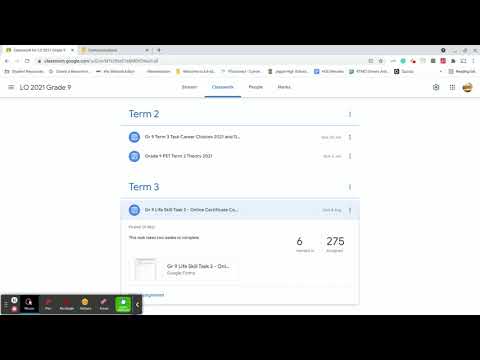 Gr 9 LO - important info tasks and exams