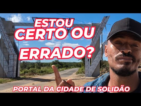 PORTAL DA CIDADE DE SOLIDÃO EM TABIRA-PE 