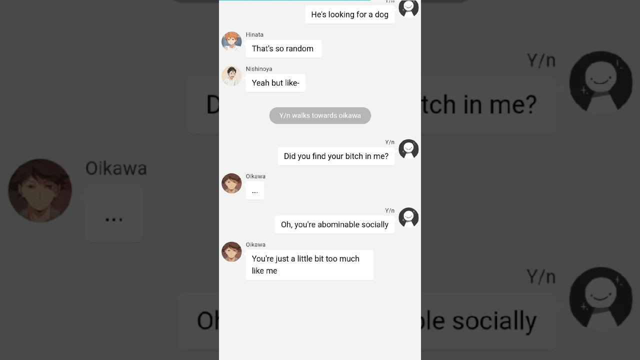 POV: oikawa tooru was your toxic ex back in junior years. #haikyuutexting #haikyuu #haikyuutexts