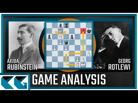 Rubinstein’s Immortal // Rubinstein vs Rotlewi // Lodz, Poland (1907)