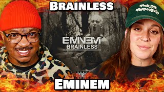 Couple Reacts to Eminem - "BRAINLESS" (Reaction)
