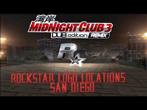 Midnight Club 3:Dub Edition Remix - Collectible - All Rockstar Logo Locations (San Diego)