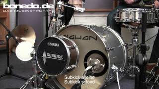 Video thumbnail for Solomon SubKick, Yamaha Subkick, Mojave 201 Fet Sound Comparison by Bonedo Synthesizers