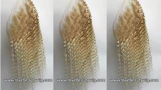 lovebeautywig | 20inch 613 Blonde Deep Wave 13×6HD Lace Frontal #hdlacefrontal #613frontal