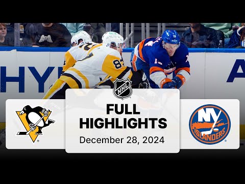 NHL Highlights | Penguins vs. Islanders | December 28, 2024