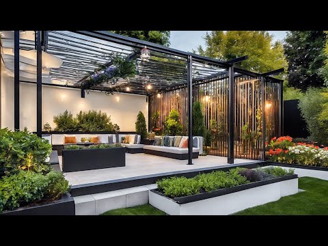 TOP 200 Modern Patio Designs 2024 Home Backyard Garden Landscaping Ideas| Rooftop Pergola Design