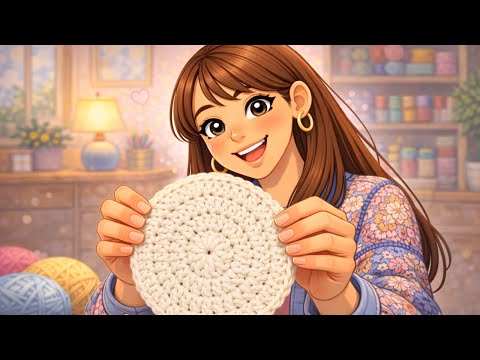 Círculo perfecto a crochet sin uniones visibles