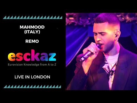 ESCKAZ in London: Mahmood - Italy - Remo (at London Eurovision Party 2019)