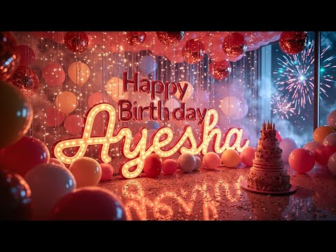 Happy Birthday Song | Happy Birthday Ayesha |Special Day #happybirthday #happybirthdaysongwithnames