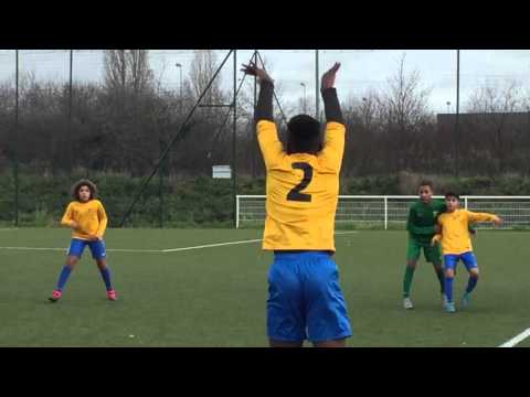ASSOA 1/2 - Match amical U13 Élite à 11 (Adrien Moncet, 2004, gardien) vs Sarcelles   9 01 16