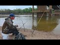 GIANT FISH Live Under This BRIDGE River Fishing