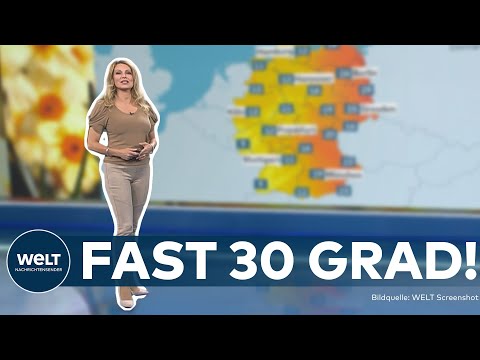Video Thumbnail: DEUTSCHLAND: Fast 30 Grad im April! Subtropische Warmluft bringt frühsommerliches Wetter