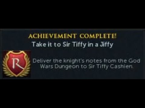 Master Quest Cape: Take it Sir Tiffy in a Jiffy