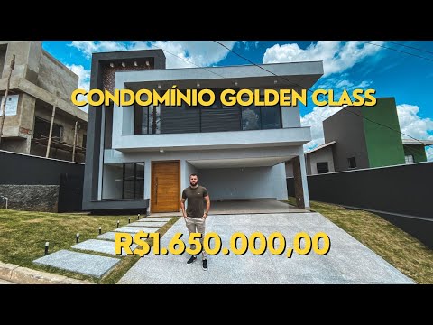 Luxury house for sale in the Golden Class condominium in Lagoa Santa.