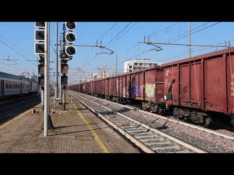 Trains At Milan (Milano) Lambrate 15 February 2019