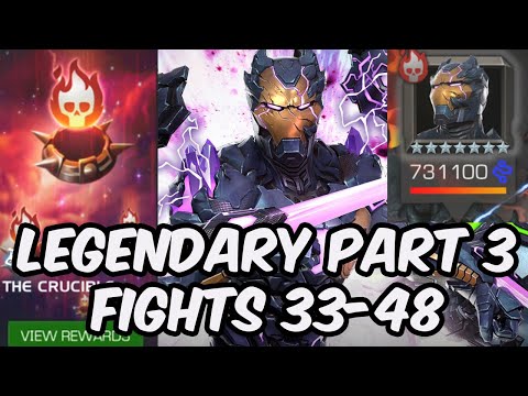 Legendary Act 8 Crucible Part 3 - 8.3 Fights 33-48 + Cerastes Boss - Marvel Contest of Champions